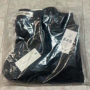 WARP + WEFT size 2/26 brand new with tags $98 retail jeans black